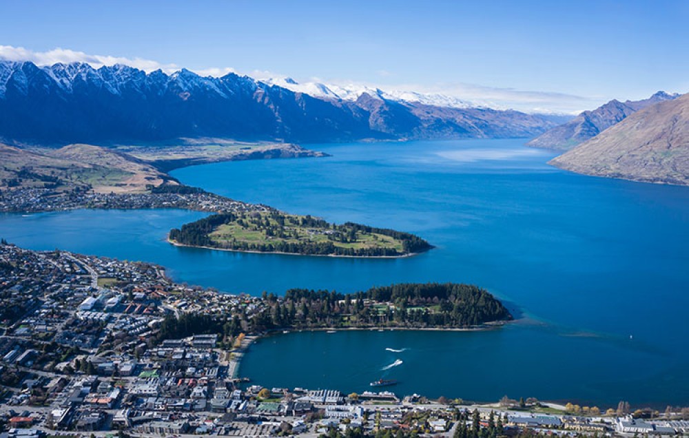 view top skyline gondola bobs peak queenstown